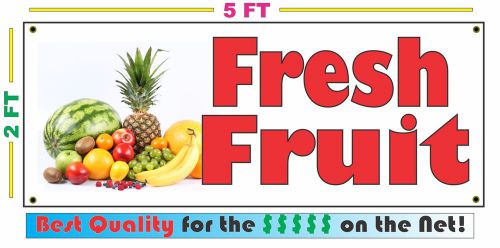 Full Color FRESH FRUIT BANNER Sign NEW Larger Size Best Quality for the $$$$