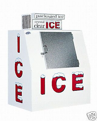 Leer Model 40 Slant Outdoor Ice Merchandiser