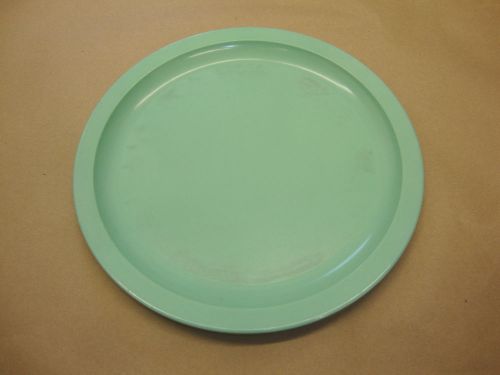 Lot of 17 King Line 116 Dinner Serving Plates Green 10&#034;