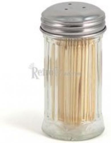 NEW Tablecraft Products Glass Toothpick Dispenser with Picks