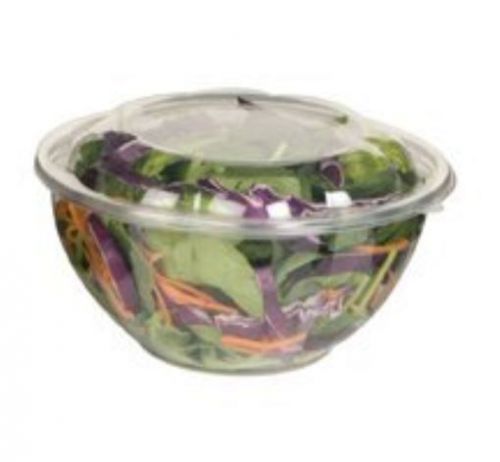 Eco Products EP-SB32 CS Clear Compostable Salad Bowl with Lid  32 oz  150 units