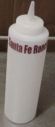 16 Oz Santa Fe Ranch Labeled Squeeze Bottle, w/ Lid