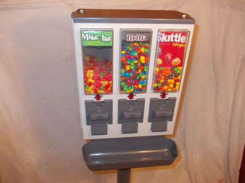 Triple Candy Vending Machine w/ Stand