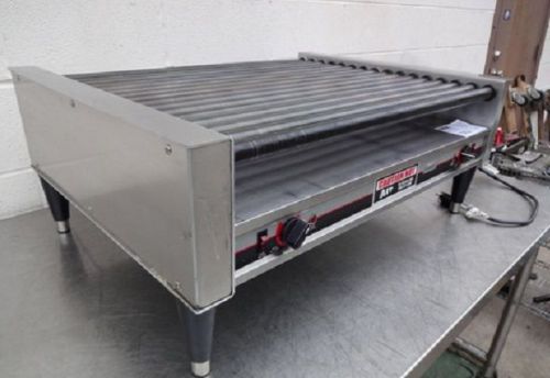 APW WYOTT HRS-50 COMMERCIAL HOT DOG ROLLER GRILL WITH MODEL HRS-50