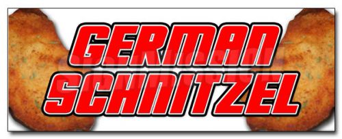 36&#034; GERMAN SCHNITZEL DECAL sticker wiener cooking sausage homemade style beer