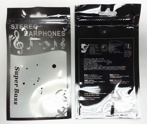 50pcs/Lot ZipLock Black Plastic Packaging Retail Hanging Bags 15.7cmx9cm