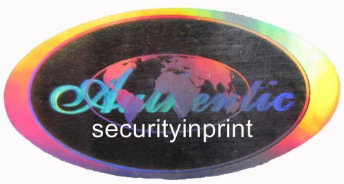AUTHENTIC Hologram Holographic Security Stickers Silver labels VL2512-1S