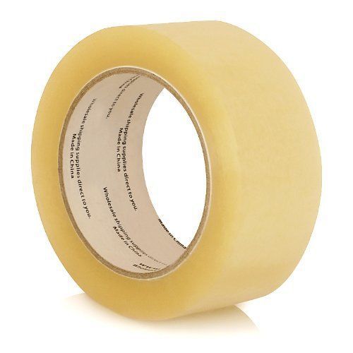 6 rolls  2&#034; x 110 yard clear packing tape for sale