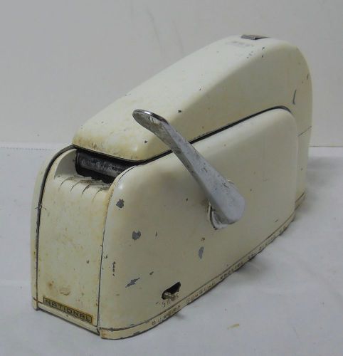 Vtg 1941 National Heavy Duty Wet Tape Dispenser #208 Nashua Package Sealing Co.