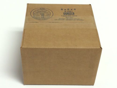 50x  6*6*4 cardboard shipping boxes hard corrugated cartons high quality for sale