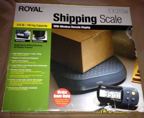 A Shipping Scale By Royal EX315W/Wireless Remote Display