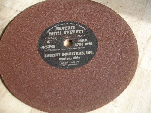 13 grinding wheels severit with everett 8 1/4 x 1/8 x 1/2 rpm 6700 for sale