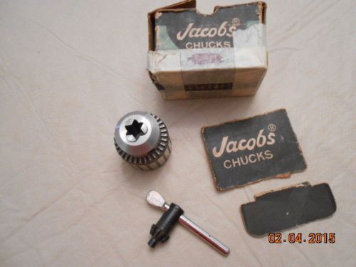 Vintage Jacobs Model 34 Plain Bearing Chuck  w/key + box