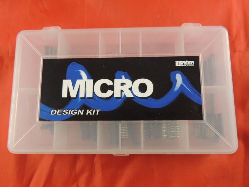 New Samtec Micro Design Connectors Kit 37 Pieces Original Labeled Divider Box