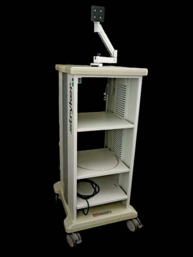 Stryker endoscopy 240-099-000 mobile auxiliary multi-specialty video cart parts for sale