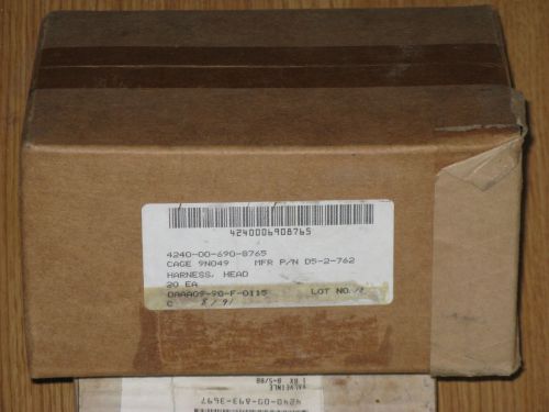 M17 M17A1 M17A2 Gas Mask Head Harness Replacement Straps Box of 20