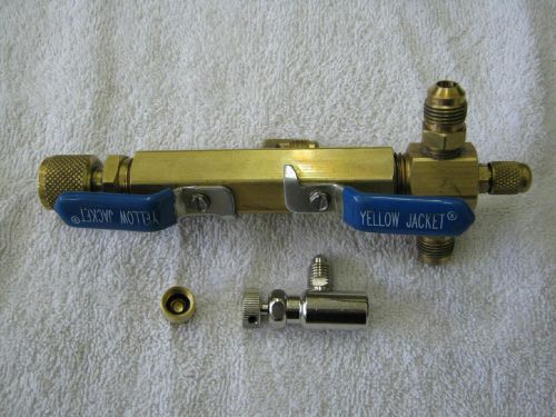 Yellow jacket valves, rx11flush valve, header manifold  refrigerant recovery for sale