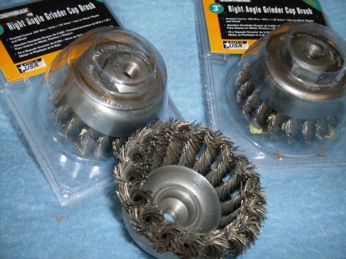 wire cup brushes 3 inch 12,500 rpm fits Makita Craftsman