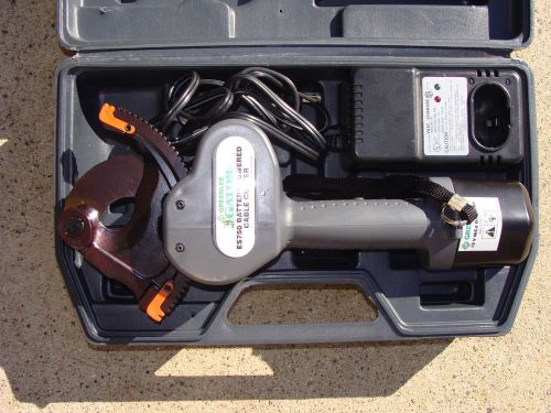 Greenlee gator es759 battery powered cable cutter *xcond* nr for sale