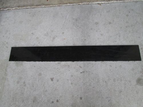 Polypropylene impact copolymer black plastic sheet 1/2&#034; x 7&#034; x 58&#034; n00m-00 uhmw for sale