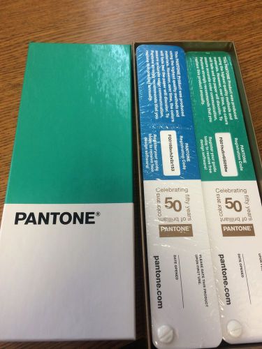 Pantone plus solid coated and uncoated formula guide gp1401 50th anniversarry ed