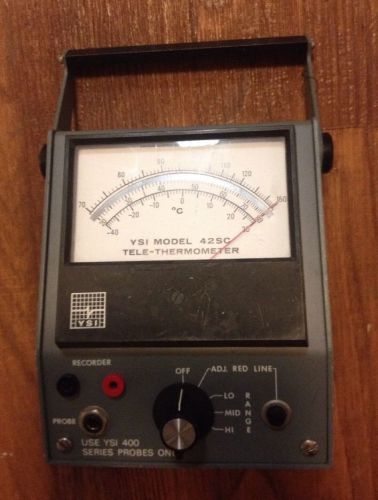YSI Tele-Thermometer Model 42SC, Handheld. Lot Of 4