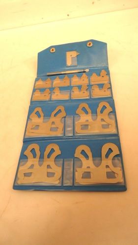 Fowler Radius 24 pc Gage Set 1/64&#034; - 1/2&#034; in Pouch