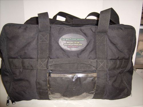 Black Bag Solutions  Bag to Go Large Pizza Jacket Deliver Bag 6-16&#034; to 18&#034; boxes