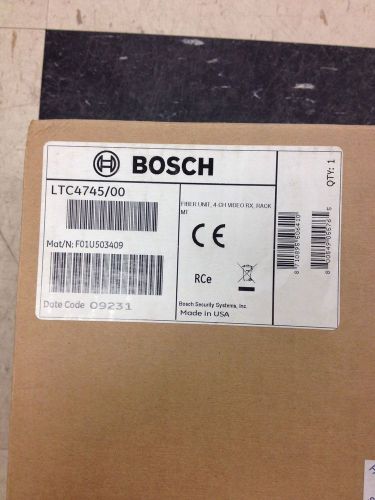 Bosch LTC 4745 4 channel digital video receiver