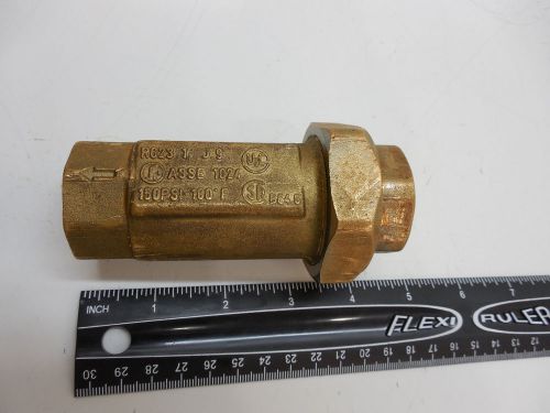 Brass check valve t-457 dual check backflow 1&#034; r623 j9 for sale