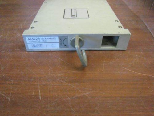 Hp/agilent 44422a 20-channel thermocouple relay multiplexer terminal block 3497a for sale