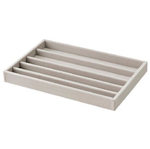 MUJI:Velour Inner Accessories Tray for Necklaces for Acrylic 2 drawers Large