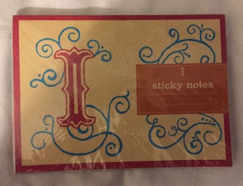 Galison Sticky Notes Initial I