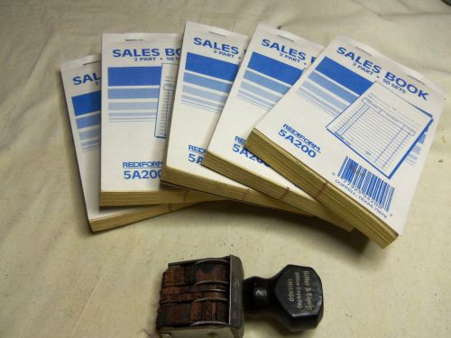 Lot of 5 Rediform 5A200 Sales Order Book 5 5/8 by 3 3/8 2 Part Carbonless NEW