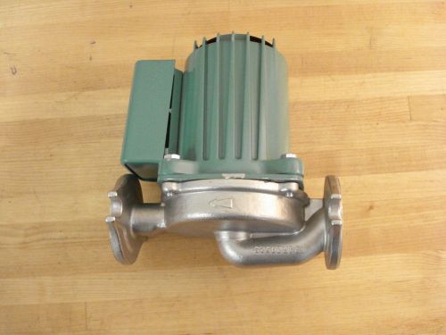 Taco 009-sf5 circulator pump, inline, 1/8 hp, 115v, 1.4 amps | (53c) for sale