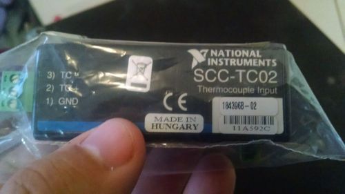 National Instruments Thermocouple Input Module Model# SCC-TC02