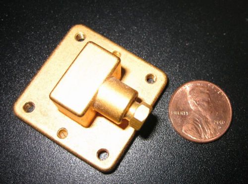 Gold Waveguide, Used Right Angle, HP, Gold Recovery
