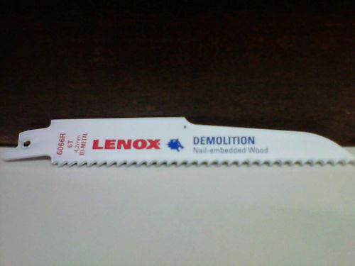 Lenox 6066R Bi-Metal Reciprocating Saw Blades (25-Pack)