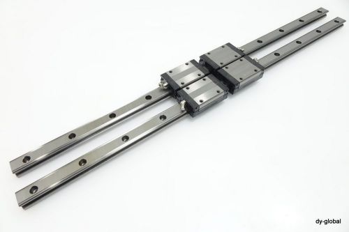 Ssr20xw2uu+640l lm guide used thk nsk linear actuator bearing cnc route 2r,4b for sale