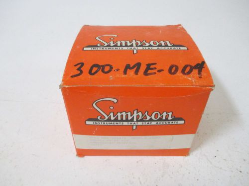 SIMPSON 1329A PANLE METER 0-100 *NEW IN A BOX*