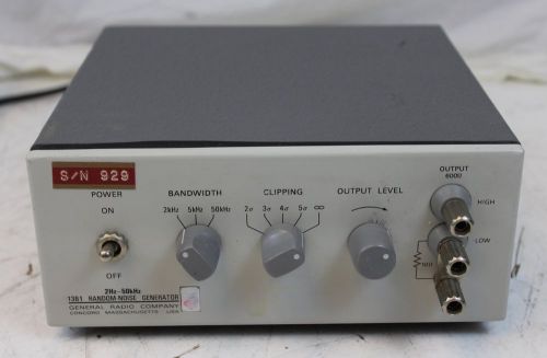 General Radio 1381 2 Hz - 50 kHz Random Noise Generator GR