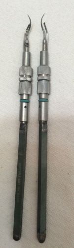 2 used Dentsply Cavitron Left &amp; Right Inserts 30K SLI-10R &amp; SLI-10L