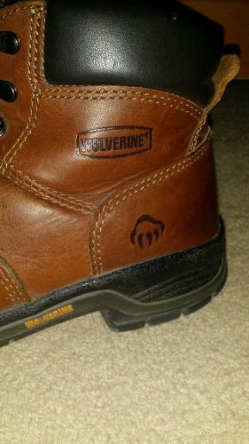Womens Wolverine steel toe work boots 6.5
