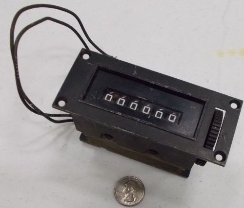 VR/Veeder Root 744396-211 6-Digit Mechanical Counter 115 AC 60HZ 6 watts