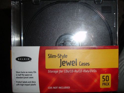 Belkin Slim-Style Jewel Cases (50 Pack) NEW P56633