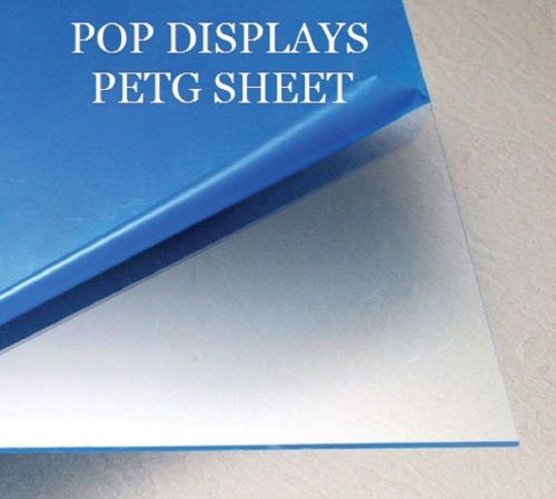 PETG Clear Plastic Sheet .060&#034; x 23.875&#034; x 21&#034;  Plexiglass