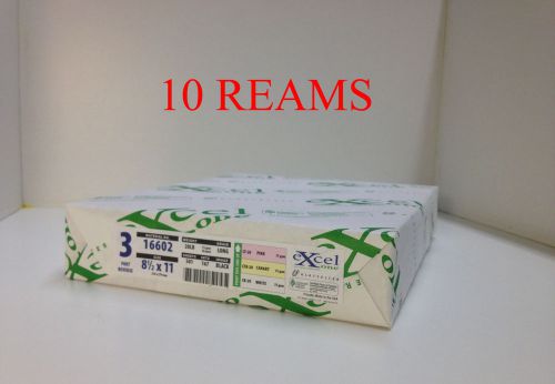 Carbonless paper 10 reams = 1 case - 3 part glatfelter excel ncr forms for sale