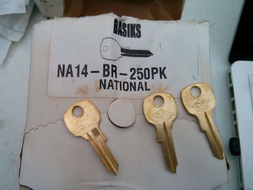 basiks Key blanks NA14 fits national lot of 20 mailbox keys
