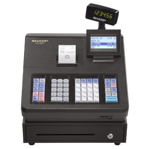 Sharp xea207 menu based control system cash register new for sale