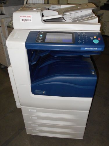 Xerox WorkCentre 7120 Used Color Copier Only 98,956 Meter &amp; 6,200 Color Copies